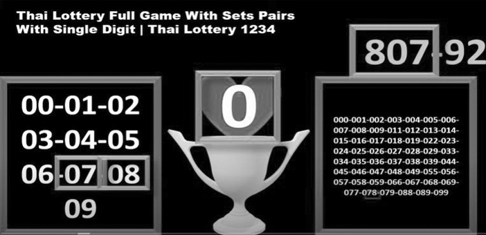 Thailand Lottery 123 free tips winning numbers 16-12-2022